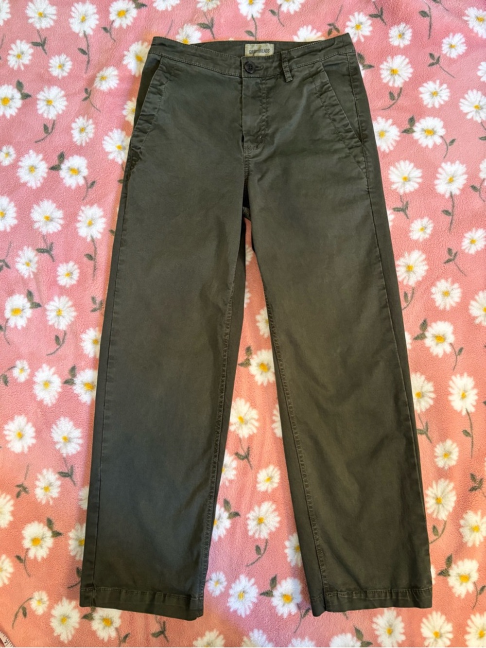 Goodthreads Olive Green Pants Size 0 EUC